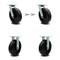 Service Caster 8 Inch Polyolefin Caster Set with Ball Bearings 2 Swivel Lock 2 Rigid SCC SCC-30CS820-POB-BSL-2-R-2 - alternate 1